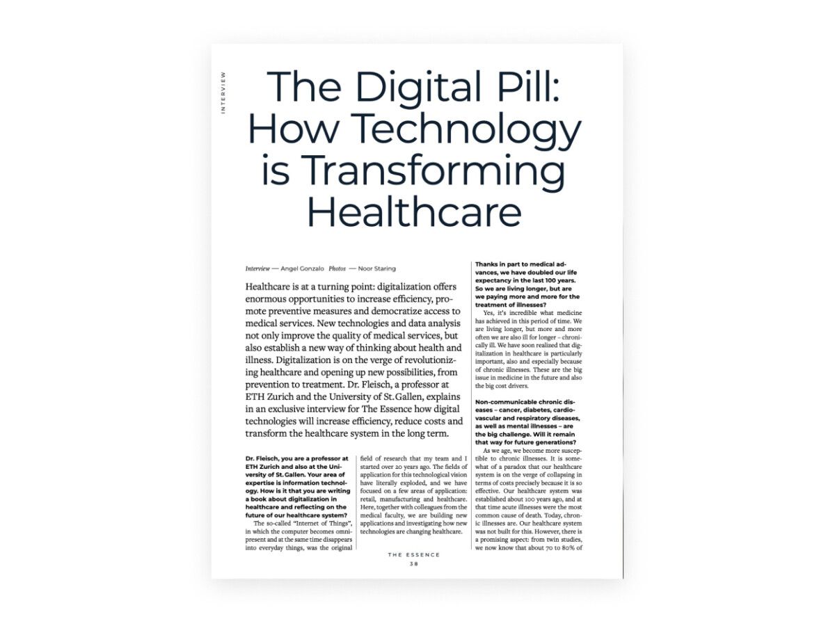The Digital Pill: How Technology is Transforming Healthcare β Article Cover